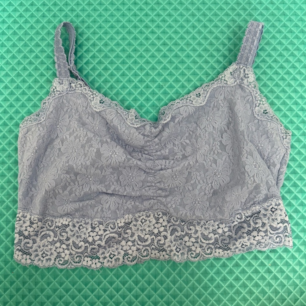 Soma Soft Blue Lace bralette extra Large